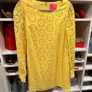 Lilly Pulitzer size 12 Aisha Romper shots underneath. Excellent condition